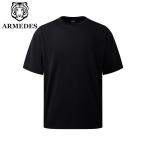 送料無料 ARMEDES アルメデス Tシャツ インナー 接触冷感 吸汗速乾 オーバーフィット 半袖 メンズ M-XL 全6色 オールシーズン AR188