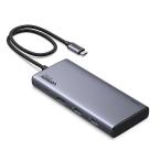 UGREEN Revodok USB-C ハブ ドッキングステーション 3画面出力 HDMI *2 +DP 最大4K@60Hz 出力 10GbpsU