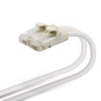  Elecom LAN кабель CAT6 1m коготь поломка предотвращение коннектор мягкость белый LD-GPY/WH1