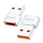 BOMIE USB Type-C изменение адаптер 2 шт. комплект PD/QC внезапный скорость зарядка 480Mbps данные пересылка Type-C ( женский ) to USB 2