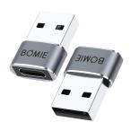 BOMIE USB Type-C изменение адаптер 2 шт. комплект PD/QC2.0 внезапный скорость зарядка 480Mbps данные пересылка Type-C ( женский ) to US