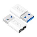 BOMIE USB Type-C изменение адаптер 2 шт. комплект PD/QC внезапный скорость зарядка 5Gbps высокая скорость данные пересылка OTG соответствует Type-C ( женский ) t