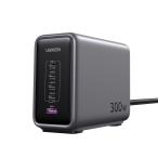 UGREEN Nexode 300W зарядное устройство PD3.1 соответствует 5 порт одновременно внезапный скорость зарядка 4 USB-C&1 USB-A длина тип компактный двойной GaNFa