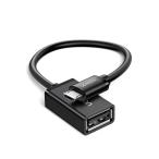 UGREEN OTG кабель USB ho -тактный изменение адаптер micro USB мужской -USB A женский 12cm черный 