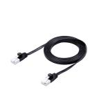  Elecom LAN кабель CAT6A 2m ушко . поломка нет коготь поломка предотвращение коннектор super Flat черный ECLD-GFATBK20