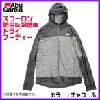 アブガルシア 　スコーロン防虫＆冷感UVドライフーディー 　チャコール 　L 　( 2019年 4月新製品 )