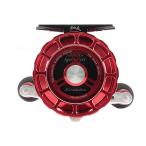  чёрный морской лещ ателье катушка ..THE IKADA SPECIAL 65 R( правый ) зеркальный красный 