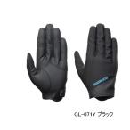 (25 год 9 месяц новый товар ) Shimano 01 Basic теплый перчатка палец ..GL-071Y черный M размер 