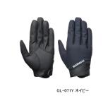 (25年9月新商品) シマノ 01 ベーシックウォーム グローブ 指出し GL-071Y ネイビー 2XLサイズ