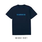 （26年3月新商品） シマノ ドライロゴTシャツ SH-021Z ネイビー XLサイズ （3月発売予定／ご予約受付中）