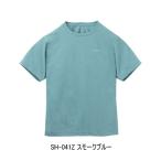 (26 год 3 месяц новый товар ) Shimano dry сетка футболка SH-041Z затонированный голубой 2XL размер 