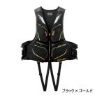 (26年3月新商品) がまかつ フローティングベスト GM-6007 ブラック×ゴールド Lサイズ