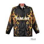 （26年5月新商品） サンライン プロドライ ロングシャツ SUW-04601CW ブラック 3Lサイズ 爆買