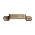 【4個までなら送料290円（郵便）OK】アイアンハンドルS　アンティークゴールド　アイアン　W7.5×D1.5×H1.3cm【お取り寄せ】
