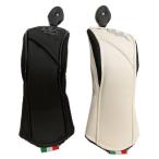 ショッピングkappa 「送料無料(北海道・沖縄を除く)」Kappa カッパ ユーティリティー(UT)用 ヘッドカバー KP-HC0001/UT ( ブラック / ホワイト ) 日本仕様「あすつく対応」