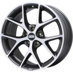 【輸入車用ホイール単品4本セット】 BBS GERMANY SR ボルケーノグレーダイヤモンドカット  8.5J 19インチ 5H/108 +45(送料無料)