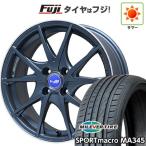 【新品 軽自動車】 サマータイヤ ホイール4本セット 165/40R17 ミレバー スポーツマクロ MA345 レアマイスター LMスポーツクロス10 マットブルー 17インチ