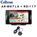 ショッピングワンスター CELLSTAR セルスター AR-W87LA+RO-117 レーダー探知機 ワンボディタイプ（一体型） レーダー探知機＋OBDアダプター 送料無料(一部地域除く)