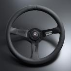 momo ステアリング 3スポーク 黒 MOMO MOMO モモ FULL SPEED 328D 90mm DEEP BKレザー/BKスポーク