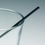 ショッピングストロー トロピカルストロー 黒 2500本 裸 3.5×150mm ブラック ショートストロー カクテルストロー 使い捨て 業務用