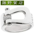 (新品仕上げ済)フレッド FRED フォース10 ダイヤ リング ラージ K18 WG ホワイトゴールド × ダイヤモンド #53 4B0358 指輪 証明書 8862