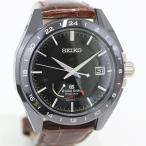 GrandSeiko グランドセイコー SBGE037 ブラックセラミックス スプリングドライブ 腕時計 9R16-0AA0 （質屋 藤千商店）