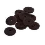 フェルトワッシャー Strap Button Felt Washers, Black (1) [送料170円から 同梱可]