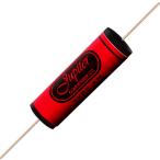 コンデンサ Capacitor - Jupiter, Red Astron Capacitors, Tin Foil, Axial Lead, 0.1 uF - 200 V [送料330円から 同梱可]