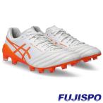 アシックス DS ライト エックスフライ5 asics サッカースパイク メンズ 大人 ホワイト×ショッキングオレンジ (1101A047-102)