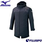 中綿ハーフコート (P2ME0570)ミズノ(mizuno) 中綿　大人　防寒具　ベンチコート　冬物　スポーツウェア　メンズ　ウィメンズ【2101coat】
