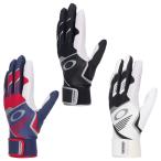 ショッピング野球 オークリー OAKLEY 野球 ソフトボール Striking Glove バッティンググローブ 両手 FOS901851 打撃用手袋 バッテ ブラック ネイビー ホワイト メール便利用可