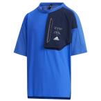 アディダス ジュニア ボーイズ DA ウーブン Tシャツ GSV28 FM2918 ブルー メール便対応可