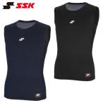 SSKes SK бейсбол софтбол SCβ low шея безрукавка Fit нижняя рубашка круглый вырез SCB024LN черный темно-синий темно-синий чёрный почтовая доставка использование возможно . покупка 