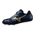  Mizuno mizuno наземный шиповки бег высота .. поле geo HJ JAPAN левый пара . порез U1GA2542 01 цвет пригодный для любой погоды грузовик специальный темно-синий Gold 