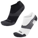 2XU two время z You vector Ultra свет 1/4 Crew компрессионный носки носки UA7028E пара низ .. арка поддержка пара шея черный белый . покупка 