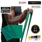 トレーニングチューブ セラバンド 2m グリーン ゴムバンド 筋トレ エクササイズ トレーニングバンド エクササイズバンド インナーマッスル 体幹 リハビリ 運動