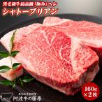 ショッピング牛 最高級 黒毛和牛 ヒレ シャトーブリアン 160g×2枚 セット ステーキ 肉 ヒレステーキ 阿波牛の藤原 極み ヘレ