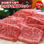 ショッピングお試しセット 焼肉 黒毛和牛「極み」とろける焼肉セット 250g（２人前）（松） 焼き肉 お試しセット 送料無料