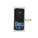 【新規受付不可】ポリ袋 70L HDPE 黒色 0.025mm 300枚／ケース JHC72 ジャパックス
