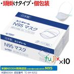 ショッピングn95マスク N95マスク 個包装 ふつうサイズ　50枚×10小箱（500枚）／ケース　56676　【業務用】ユニ・チャーム　日本製