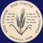 紙コースター　ＢＥＥＲ茶丸（丸型） 1ケース(100枚×20袋)