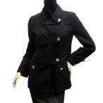 富士屋◆ ルイヴィトン LOUIS VUITTON レディース ジャケット ブラック ＃38 クリーニング済