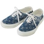  Fuji магазин * Louis Vuitton LOUIS VUITTON Toro katero линия монограмма * Denim low cut спортивные туфли произведена чистка 