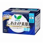 ショッピングロリエ ロリエ しあわせ素肌 ふんわりタイプ 多い夜用 羽つき 300（医薬部外品）10個入×18パック（1ケース）花王 KO