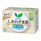 ショッピングロリエ ロリエ しあわせ素肌 通気超スリム 多い昼用 22.5cm 羽つき 20個入×18パック（1ケース）花王 KO