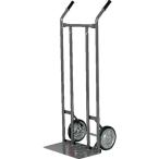 ＴＲＵＳＣＯ　スチールパイプ製二輪車　均等荷重２００ｋｇ　Ｈ１２１０　すくい板２０５×４７０　　2011　505-4923