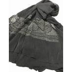 ショッピング兵児帯 【中古】兵児帯 男物 正絹 黒地に絞り染め