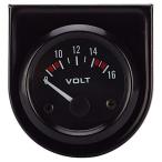 yiteng 自動車 高感度 52mm 電圧計 ボルトゲージメーター 電源の電圧 測定 電圧表示 8-16v