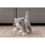 東谷　GLK-210A　グレー　癒されアニマル 動物ぬいぐるみ ぬいぐるみ 猫ぬいぐるみ 関節が動く 動物 癒し ペットロス 高齢者 猫 ねこ ネコ かわいい プレゼント