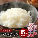 新米 米 ハナエチゼン 15kg  5kg×3袋 福井県産 白米 令和4年産 送料無料